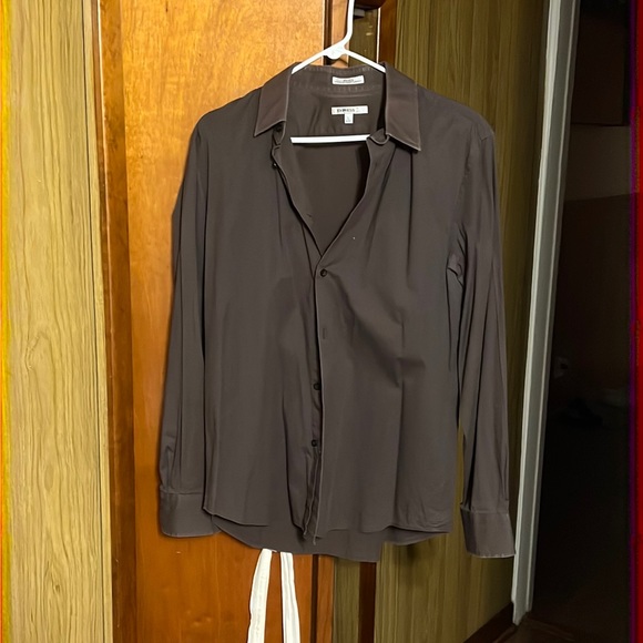 Express Other - Brown fitted button down from Express